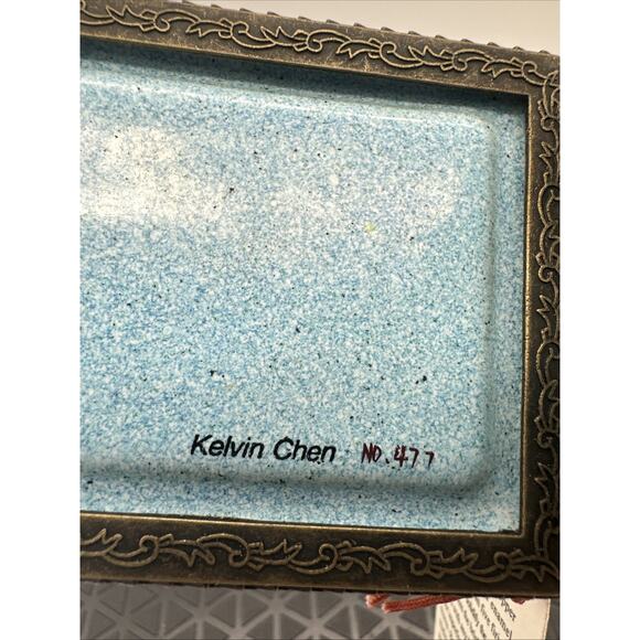 Kelvin Chen Trinket Box “Vincent” Art Number 477 EUC - Picture 3 of 8